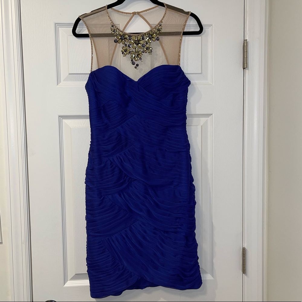 Adrianna Papell, Royal Blue Dress, Size 8